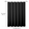 image:imageAmericanflat 71x74 Pink Ombre Shower Curtain  WaterResistant Long Shower Curtain with Durable Metal Grommets and 12 Hooks  100 PolyesterBlack