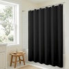 image:imageAmericanflat 71x74 Pink Ombre Shower Curtain  WaterResistant Long Shower Curtain with Durable Metal Grommets and 12 Hooks  100 PolyesterBlack