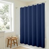 image:imageAmericanflat 71x74 Pink Ombre Shower Curtain  WaterResistant Long Shower Curtain with Durable Metal Grommets and 12 Hooks  100 PolyesterBlue