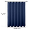 image:imageAmericanflat 71x74 Pink Ombre Shower Curtain  WaterResistant Long Shower Curtain with Durable Metal Grommets and 12 Hooks  100 PolyesterBlue