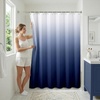 image:imageAmericanflat 71x74 Pink Ombre Shower Curtain  WaterResistant Long Shower Curtain with Durable Metal Grommets and 12 Hooks  100 PolyesterBlue Ombre