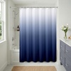 image:imageAmericanflat 71x74 Pink Ombre Shower Curtain  WaterResistant Long Shower Curtain with Durable Metal Grommets and 12 Hooks  100 PolyesterBlue Ombre