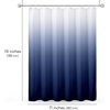 image:imageAmericanflat 71x74 Pink Ombre Shower Curtain  WaterResistant Long Shower Curtain with Durable Metal Grommets and 12 Hooks  100 PolyesterBlue Ombre