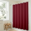 image:imageAmericanflat 71x74 Pink Ombre Shower Curtain  WaterResistant Long Shower Curtain with Durable Metal Grommets and 12 Hooks  100 PolyesterBurgundy