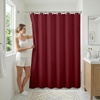 image:imageAmericanflat 71x74 Pink Ombre Shower Curtain  WaterResistant Long Shower Curtain with Durable Metal Grommets and 12 Hooks  100 PolyesterBurgundy