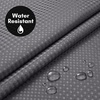 image:imageAmericanflat 71x74 Pink Ombre Shower Curtain  WaterResistant Long Shower Curtain with Durable Metal Grommets and 12 Hooks  100 PolyesterDark Grey