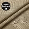image:imageAmericanflat 71x74 Pink Ombre Shower Curtain  WaterResistant Long Shower Curtain with Durable Metal Grommets and 12 Hooks  100 PolyesterDark Khaki
