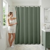 image:imageAmericanflat 71x74 Pink Ombre Shower Curtain  WaterResistant Long Shower Curtain with Durable Metal Grommets and 12 Hooks  100 PolyesterGreen