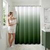 image:imageAmericanflat 71x74 Pink Ombre Shower Curtain  WaterResistant Long Shower Curtain with Durable Metal Grommets and 12 Hooks  100 PolyesterGreen Ombre