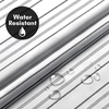 image:imageAmericanflat 71x74 Pink Ombre Shower Curtain  WaterResistant Long Shower Curtain with Durable Metal Grommets and 12 Hooks  100 PolyesterGrey  White