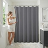 image:imageAmericanflat 71x74 Pink Ombre Shower Curtain  WaterResistant Long Shower Curtain with Durable Metal Grommets and 12 Hooks  100 PolyesterGrey