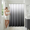 image:imageAmericanflat 71x74 Pink Ombre Shower Curtain  WaterResistant Long Shower Curtain with Durable Metal Grommets and 12 Hooks  100 PolyesterGrey Ombre
