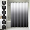 image:imageAmericanflat 71x74 Pink Ombre Shower Curtain  WaterResistant Long Shower Curtain with Durable Metal Grommets and 12 Hooks  100 PolyesterGrey Ombre
