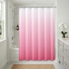 image:imageAmericanflat 71x74 Pink Ombre Shower Curtain  WaterResistant Long Shower Curtain with Durable Metal Grommets and 12 Hooks  100 PolyesterPink Ombre
