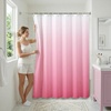 image:imageAmericanflat 71x74 Pink Ombre Shower Curtain  WaterResistant Long Shower Curtain with Durable Metal Grommets and 12 Hooks  100 PolyesterPink Ombre