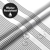 image:imageAmericanflat 71x74 Pink Ombre Shower Curtain  WaterResistant Long Shower Curtain with Durable Metal Grommets and 12 Hooks  100 PolyesterWhite  Grey