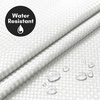 image:imageAmericanflat 71x74 Pink Ombre Shower Curtain  WaterResistant Long Shower Curtain with Durable Metal Grommets and 12 Hooks  100 PolyesterWhite