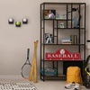 image:imageAmericanflat Baseball Display 3Pack  Black  Set of 3 wall mounts with metal rings and builtin keyholes holds baseballs softballs or tennis ballsBaseball Display for Wall