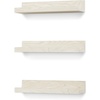 image:imageAmericanflat Baseball Display 3Pack  Black  Set of 3 wall mounts with metal rings and builtin keyholes holds baseballs softballs or tennis ballsPicture Ledge Shelf