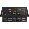 image:imageAmericanflat 11x18 Toy Car Display Case  Black  Holds up to 30 standard Shatterresistant glass wall mounted displayBlack