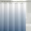 image:imageAmericanflat 71x74 Light Blue Ombre Shower Curtain  WaterResistant Long Shower Curtain with Durable Grommets and 12 Hooks  100 PolyesterLight Blue Ombre