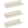 image:imageAmericanflat Baseball Display 3Pack  Black  Set of 3 wall mounts with metal rings and builtin keyholes holds baseballs softballs or tennis ballsPicture Ledge Shelf