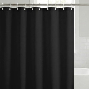 image:imageAmericanflat 71x74 Pink Ombre Shower Curtain  WaterResistant Long Shower Curtain with Durable Metal Grommets and 12 Hooks  100 PolyesterBlack