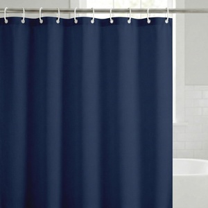 image:imageAmericanflat 71x74 Pink Ombre Shower Curtain  WaterResistant Long Shower Curtain with Durable Metal Grommets and 12 Hooks  100 PolyesterBlue