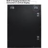 image:imageAmericanflat 14x18 Pin Display Case  Black  Polished plexiglass front felt backing secure frontopening door hanging hardware for pins medals and keepsakesBlack