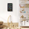 image:imageAmericanflat 14x18 Pin Display Case  Black  Polished plexiglass front felt backing secure frontopening door hanging hardware for pins medals and keepsakesBlack