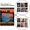 image:imageAmericanflat 2025 Wall Calendar  Motivational Quotes Design  10x13 Large Wall Calendar  12 Month Hanging Calendars for Home or Office  2025 Calendars for Planning and OrganizationNational Park Postcards