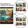 image:imageAmericanflat 2025 Wall Calendar  Motivational Quotes Design  10x13 Large Wall Calendar  12 Month Hanging Calendars for Home or Office  2025 Calendars for Planning and OrganizationNational Park Postcard