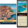 image:imageAmericanflat 2025 Wall Calendar  Motivational Quotes Design  10x13 Large Wall Calendar  12 Month Hanging Calendars for Home or Office  2025 Calendars for Planning and OrganizationWorld Travel Poster