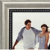 image:imageAmericanflat 4x6 Vintage Picture Frame  Silver  Ornate beaded accents Shatterresistant glass wall or tabletop display with included easel sawtooth hangers included