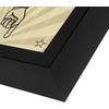 image:imageAmericanflat 5x7 Rainy Day Shadow Box Frame with Polished CrystalClear Glass  Money Saver Shadow Box with Slot On Top for Wall Display  Black Frame Ideal for Vacation Wedding or Adult Piggy BankBlack