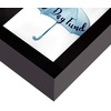image:imageAmericanflat 5x7 Rainy Day Shadow Box Frame with Polished CrystalClear Glass  Money Saver Shadow Box with Slot On Top for Wall Display  Black Frame Ideal for Vacation Wedding or Adult Piggy BankBlack