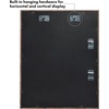 image:imageAmericanflat 8x10 Shadow Box Frame  Engineered Wood  Black  Shatterresistant glass 14 inch interior depth hangs vertical or horizontal displays keepsakes medals and memorabiliaRustic Brown