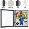 image:imageAmericanflat 8x10 Shadow Box Frame  Engineered Wood  Black  Shatterresistant glass 14 inch interior depth hangs vertical or horizontal displays keepsakes medals and memorabiliaBlack