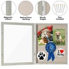 image:imageAmericanflat 8x10 Shadow Box Frame  Engineered Wood  Black  Shatterresistant glass 14 inch interior depth hangs vertical or horizontal displays keepsakes medals and memorabiliaGrey Wood