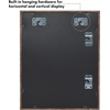 image:imageAmericanflat 8x10 Shadow Box Frame  Engineered Wood  Black  Shatterresistant glass 14 inch interior depth hangs vertical or horizontal displays keepsakes medals and memorabiliaRustic Brown