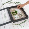 image:imageAmericanflat 8x10 Shadow Box Frame  Engineered Wood  Black  Shatterresistant glass 14 inch interior depth hangs vertical or horizontal displays keepsakes medals and memorabiliaBlack