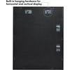 image:imageAmericanflat 8x10 Shadow Box Frame  Engineered Wood  Black  Shatterresistant glass 14 inch interior depth hangs vertical or horizontal displays keepsakes medals and memorabiliaBlack