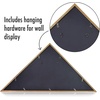 image:imageAmericanflat Large Flag Display Case for Folded 5x95 Burial Flags  Engineered Wood Display Box for Wall or Tabletop  Silhouette Collection  Barn WoodBarn Wood