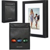 image:imageAmericanflat 8x10 Shadow Box Frame with ShatterResistant Glass  Silhouette Collection  Large Shadow Box Display Case for Tabletop and Wall Display  White with Soft Felt Back  Shatterresistant glass 15 inch interior depth hangs vertical or horizontal displays keepsakes medals and memorabiliaBlack