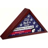 image:imageAmericanflat Large Flag Display Case for Folded 5x95 Burial Flags  Engineered Wood Display Box for Wall or Tabletop  Silhouette Collection  Barn WoodMahogany