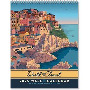 image:imageAmericanflat 2025 Wall Calendar  Motivational Quotes Design  10x13 Large Wall Calendar  12 Month Hanging Calendars for Home or Office  2025 Calendars for Planning and OrganizationWorld Travel Poster