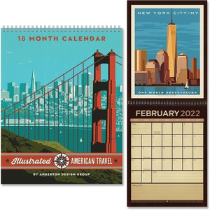 image:imageAmericanflat 2025 Wall Calendar  Motivational Quotes Design  10x13 Large Wall Calendar  12 Month Hanging Calendars for Home or Office  2025 Calendars for Planning and OrganizationAmerican Travel