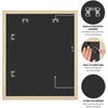 image:imageAmericanflat 20x30 Poster Frame with Polished Plexiglass  Epic Collection  Gallery Wall Frames with Engineered Wood  Wide Photo Frame for Wall Display  Natural OakNatural Oak