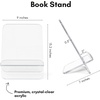 image:imageAmericanflat Acrylic Easel Stand  4 Tabletop Easel and Plate Stand  Set of 2  Lightweight Display Holders for Photos Cards Frames Books Magazines Albums  Home or Office Decor1 Pack