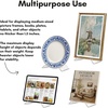 image:imageAmericanflat Acrylic Easel Stand  4 Tabletop Easel and Plate Stand  Set of 2  Lightweight Display Holders for Photos Cards Frames Books Magazines Albums  Home or Office Decor1 Pack